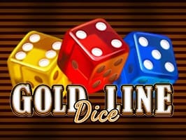 Gold Line Dice